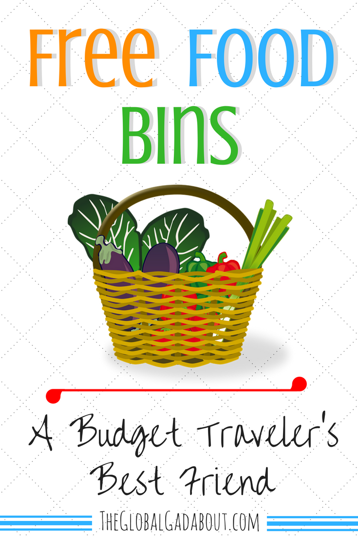 I once ate very well and completely free out of a free food bin at a hostel for an entire week! They are yet another way hostels are great for budget travelers! Check out this post on TheGlobalGadabout.com to learn more about free food bins :-) #freefood #budgettravel #travel #cheaptravel #hostel #theglobalgadabout