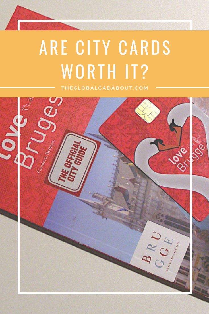 City cards - are they worth it? Click through to check out my pros/con list and ultimate conclusion. Plus, my sneaky pro tip for using city cards! #theglobalgadabout #travel #citycard #citypass #travelpass #traveltips #travelhacks #travelblog #travelblogger #travellife