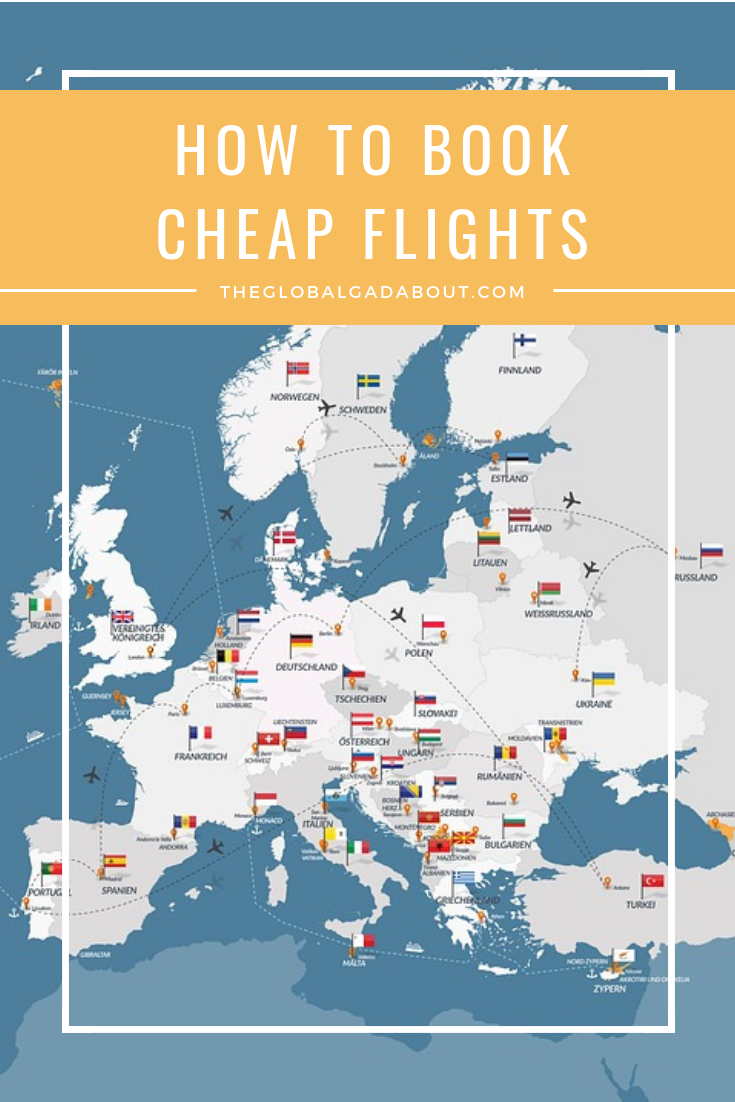 There are many cheap flights out there if you know where to look and how to book. Here are 5 easy tricks to get the best deal possible! #theglobalgadabout #travel #traveltips #travelhacks #travelblog #travelblogger #budgettravel #cheaptravel #cheapflights #fligthdeals