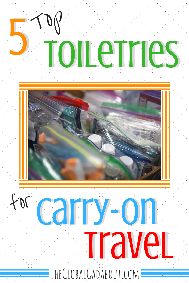 5 Top Toiletries for CarryOn Travel The Global Gadabout