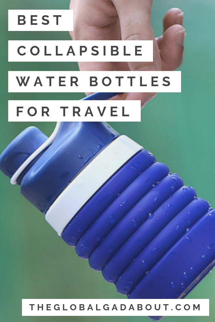 A collapsible water bottle is a must have item for travel! Stay hydrated as you sightsee and stop spending money and producing plastic waste buying drinks all the time. Click through for 5 key features to look for when choosing your perfect #collapsible #waterbottle style - plus a handy #infographic brand comparison chart! #travelgear #travelaccessories #theglobalgadabout