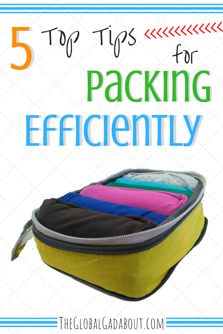 tips for packing a suitcase efficiently