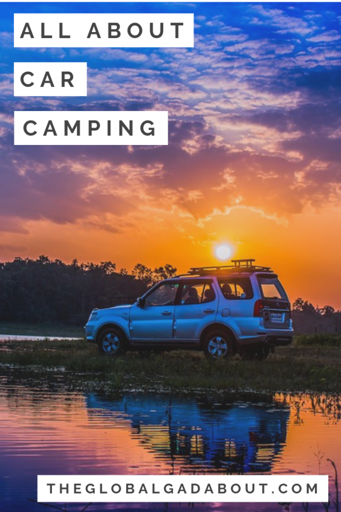 Saving money on a #roadtrip by sleeping in your car doesn't have to be uncomfortable. Click through to learn all about the pros and cons of #carcamping and tips for making the most of it! | The Global Gadabout | #budgettravel #sleepfree #camping #vanlife #theglobalgadabout #travelblog #travelblogger