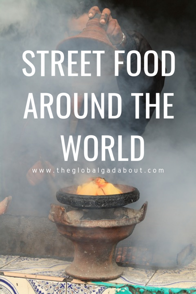 Click through to discover iconic and delicious street food around the world! What to eat on the street wherever you are traveling :-) #streetfood #foodie #foodietravel #budgettravel #theglobalgadabout #travelblog #travelblogger