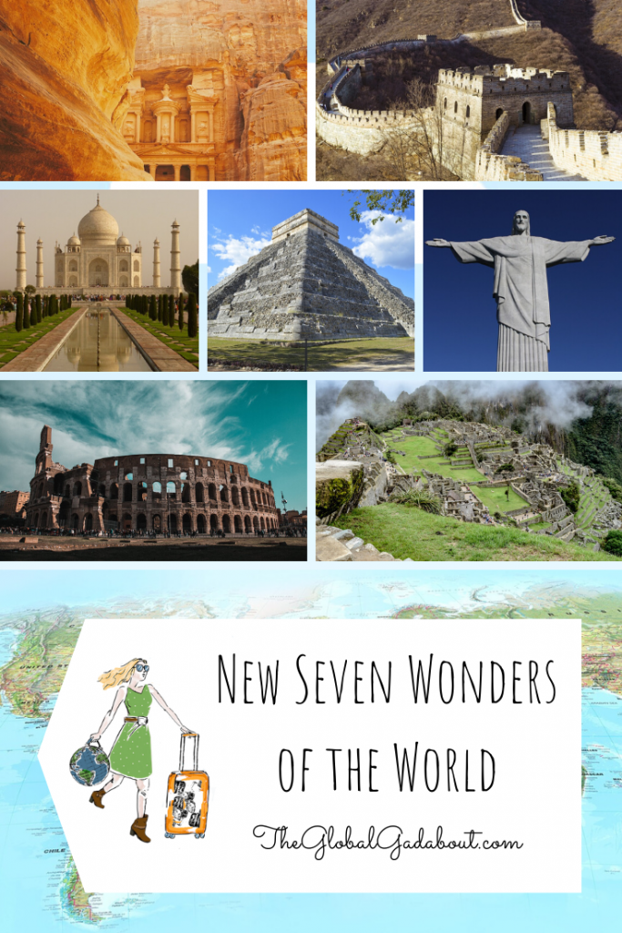 7 wonders of the ancient world map